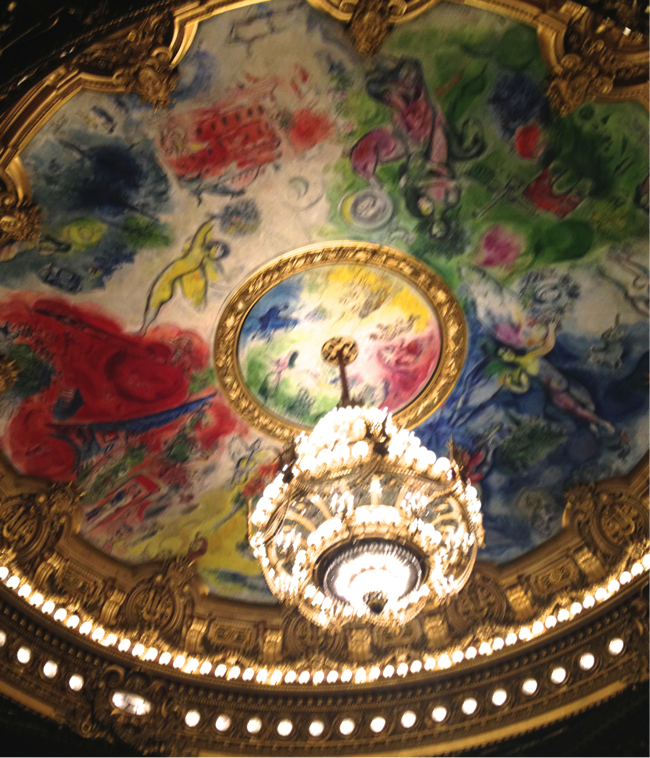 Chagall's ceiling